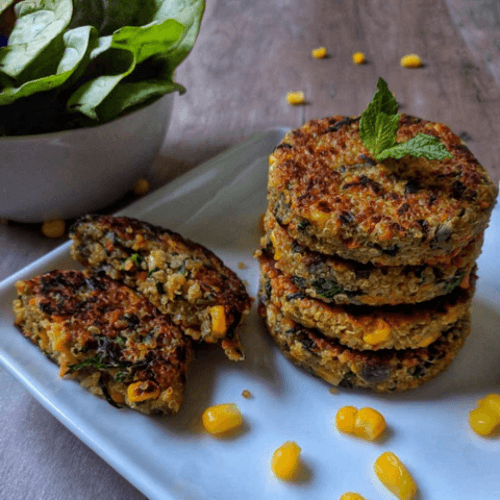 Spinach Quinoa Kebab