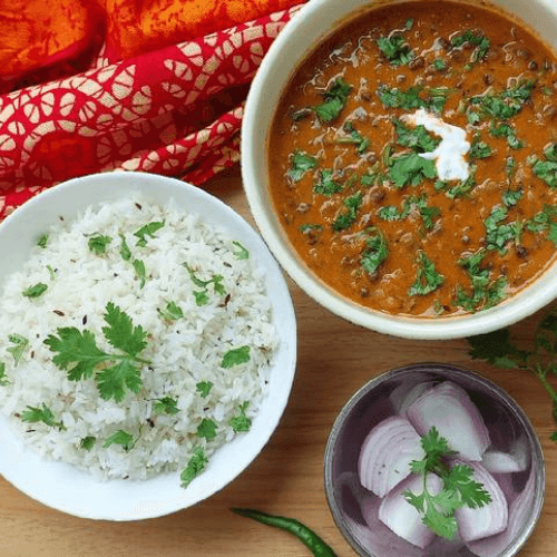 Dal Makhani with Rice