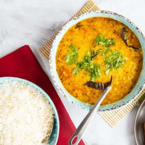 Dal Tadka with Rice