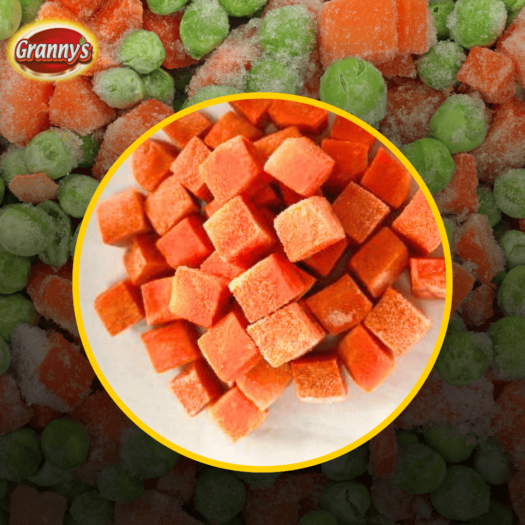 frozen diced carrot