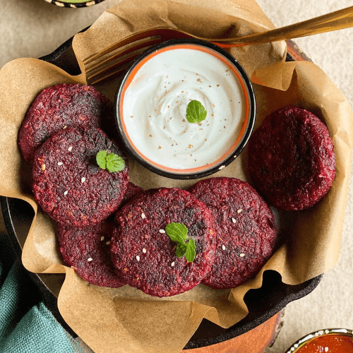 Beetroot Quinoa 
 Kebab